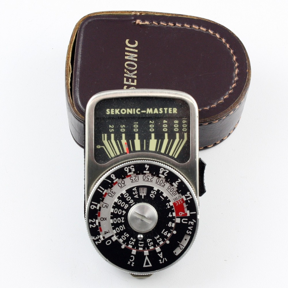 Sekonic-Master Model L-104 Analog Reflected Light Meter + Case