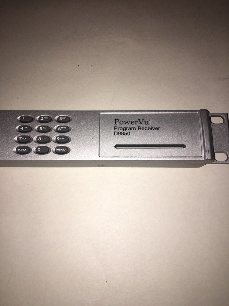 Cisco PowerVu D9850 Programming Receiver Front Only