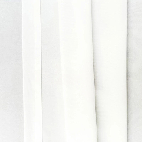 Solid White Tulle Luxurious Chiffon Sheer Window Curtains Drapes Decoration