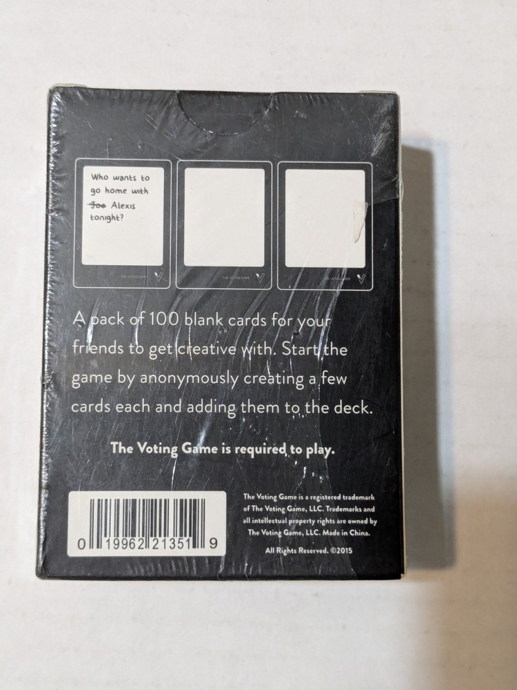 The Voting Game - Create Your Own - Accessory - New / Unopened