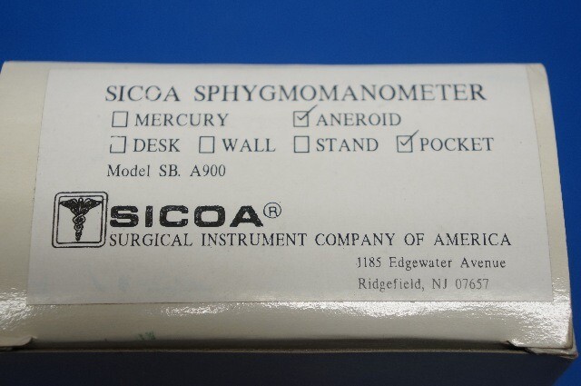 SICOA Sphygmomanometer Aneroid Pocket
