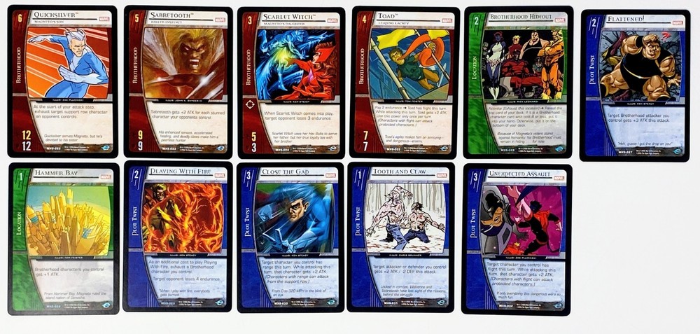 Upper Deck: Vs System Bundle: Starter Deck Batman vs X-Men Loose NM-LP (B)