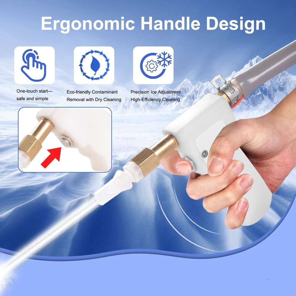 Mini Dry Ice Blasting Machine Cleaning Machine For PCB Burrs Remove Portable