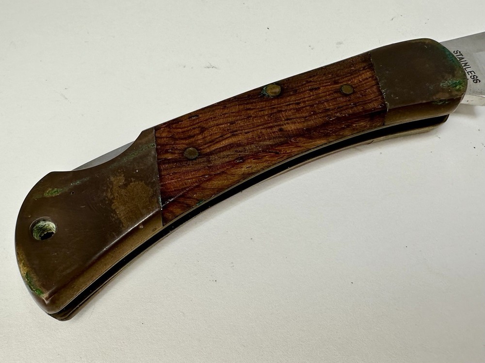 @ Sharp Model 800 Lockback Pocket Knife w/Matching Sheath