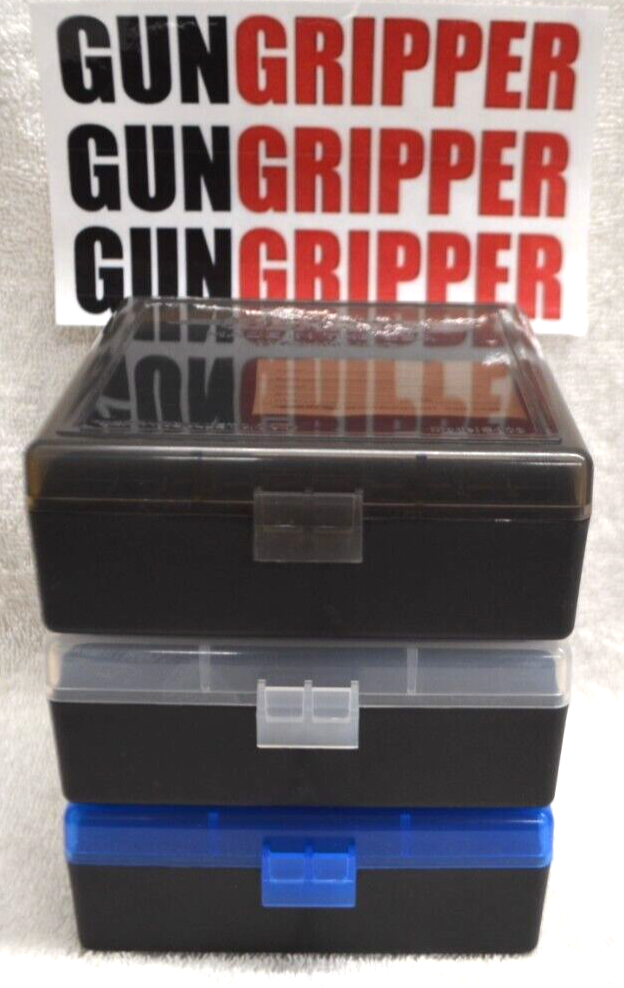 3 x BERRY'S PLASTIC AMMO BOX, 100 Rounds Each Case 357/38 - RANGE COMBO PACK
