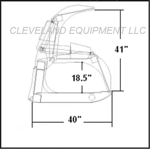 NEW 84" ROOT GRAPPLE ATTACHMENT Skid Steer Loader Rake Brush Wacker Neuson Volvo