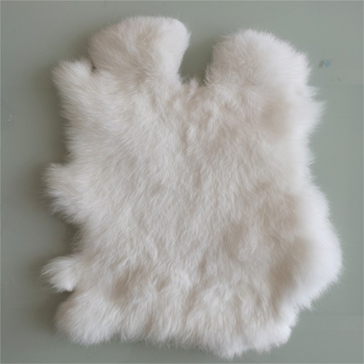 5pcs Genuine Rabbit Pelt Fur Skin Hides Tanned Real Bunny Leather For DIY Crafts