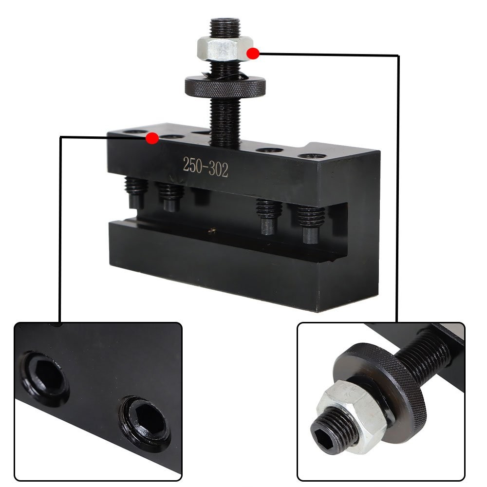 CXA #2 250-302 Quick Change Tool Post Boring Turning & Facing Holder For CNC