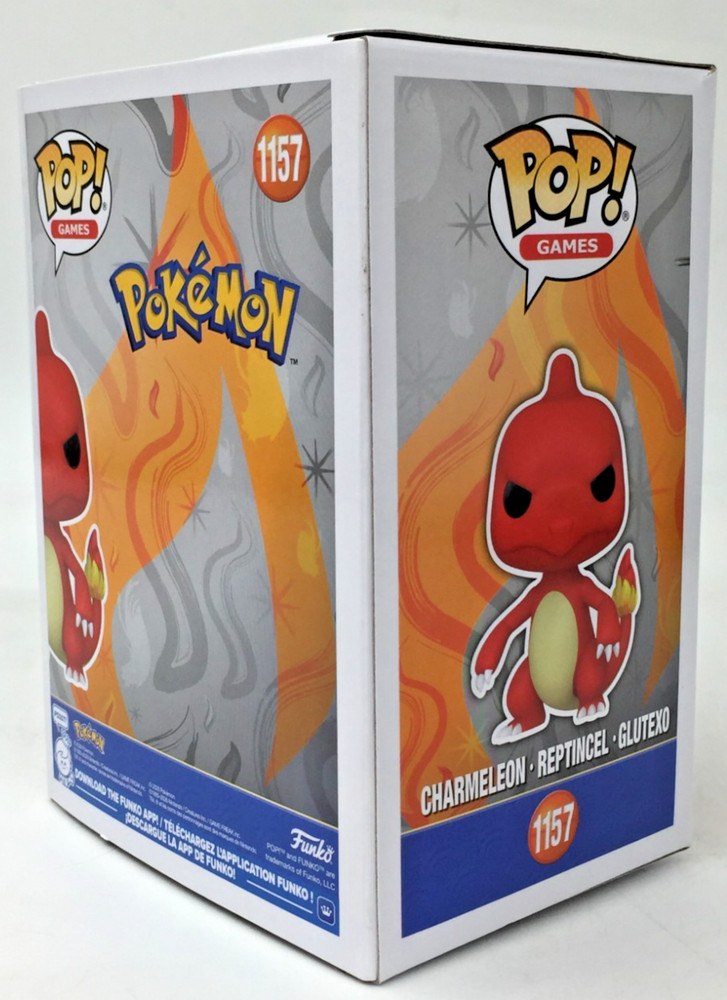 Funko Pop! Pokemon Games Charmeleon #1157 With Pop Protector