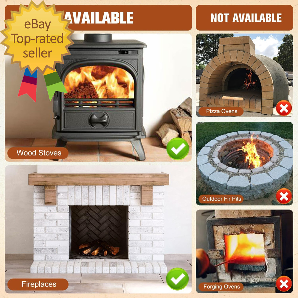 Fire Bricks Firebrick High Temperature Insulated Firebricks for Wood Stoves