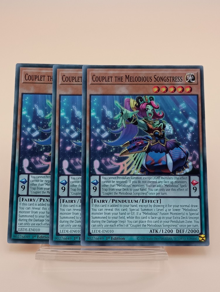 Yu-Gi-Oh! Melodious Deck Support 12 Card Lot