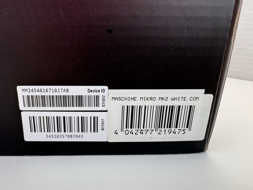 Maschine Mikro MK2 White Native Instruments Drum Beats Melodies Samples