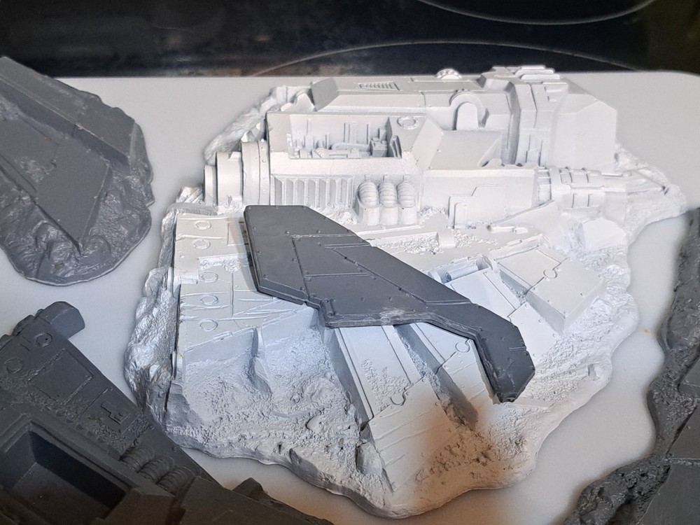 Warhammer 40k Terrain Crashed Aquila Lander Complete Plastic, 2009 GW