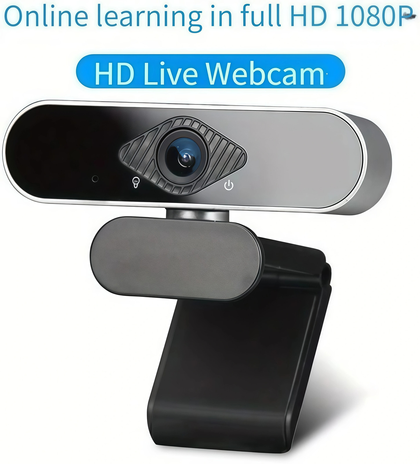 Webcam Auto Focusing Web Camera Full HD Cam Microphone For PC Laptop 1080P 1K US