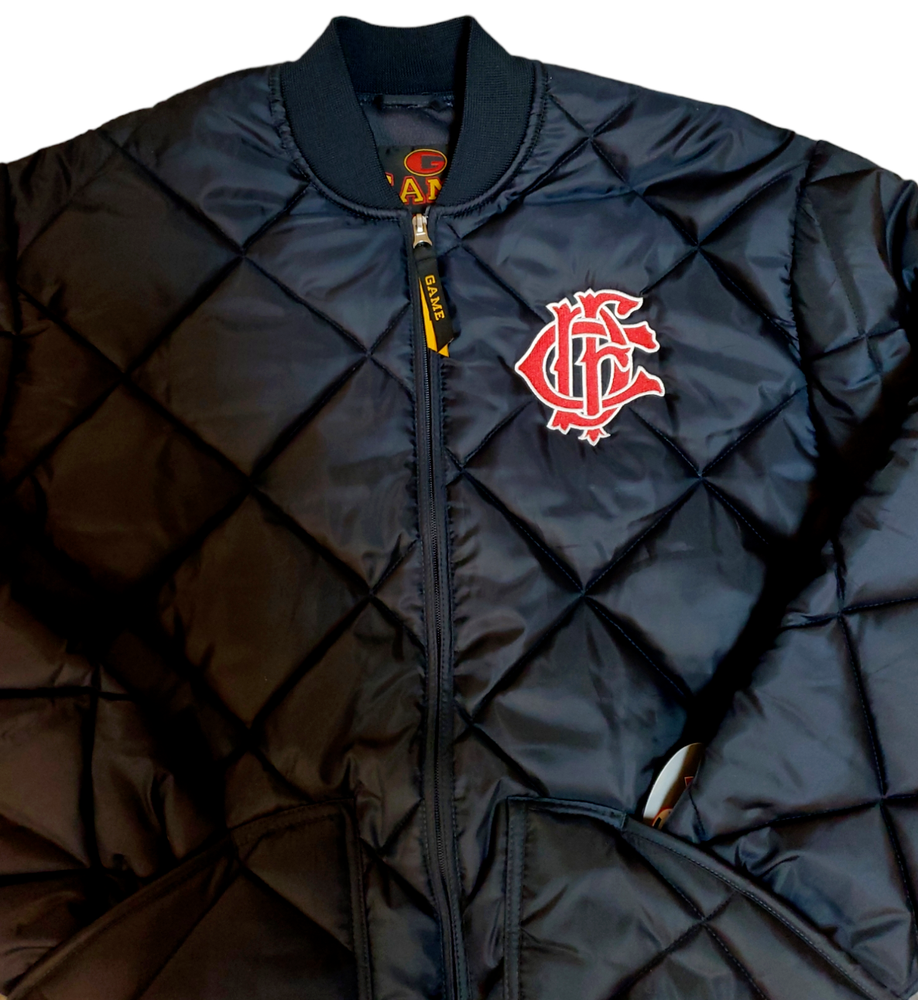Chicago Fire Department Quilted Jacket Full Zip Letternest
