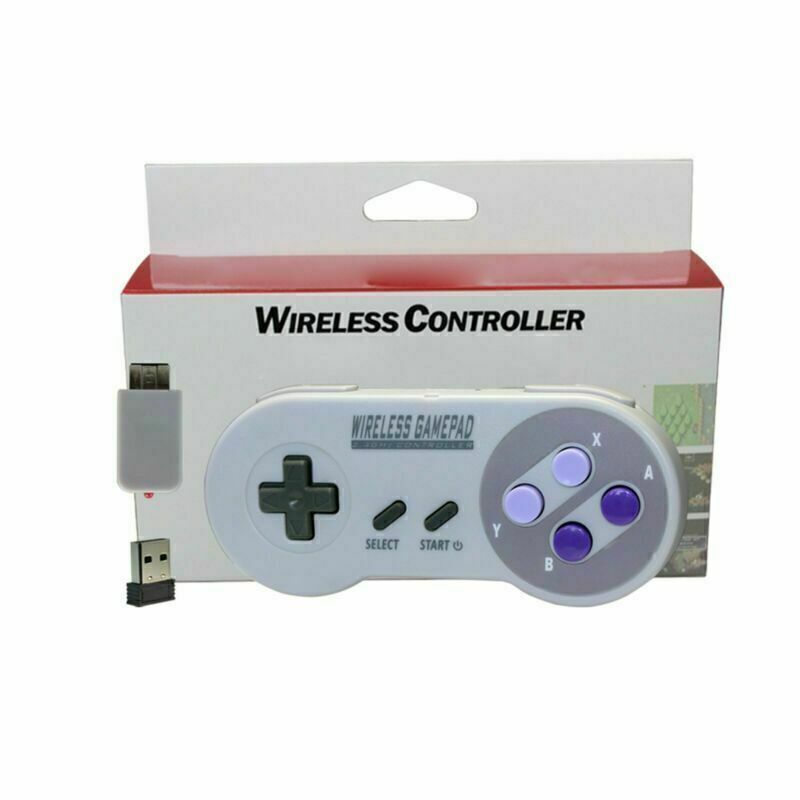USB Wireless Gamepad Controller For Super SNES Classic Mini Game Console