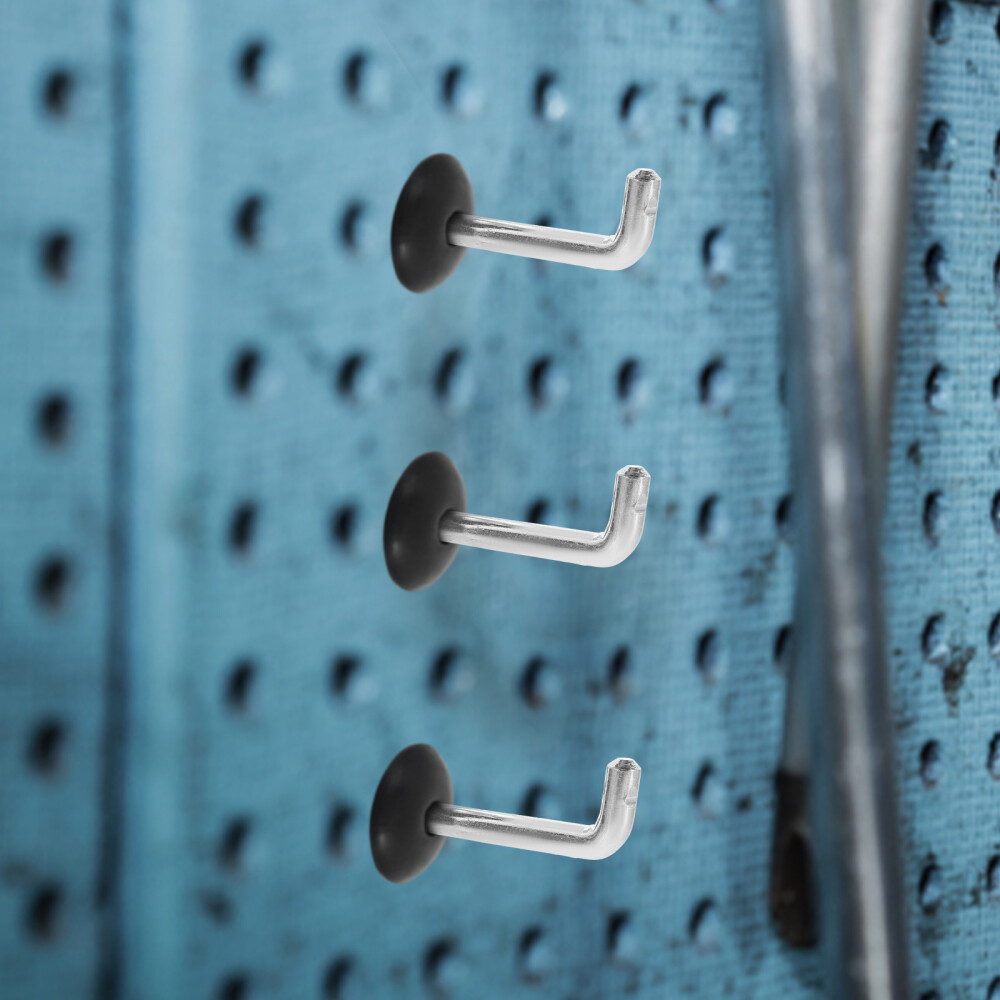 120PCS Pegboard Hook Locks Pegboard Hook Fasteners Pegboard Hook Retainers