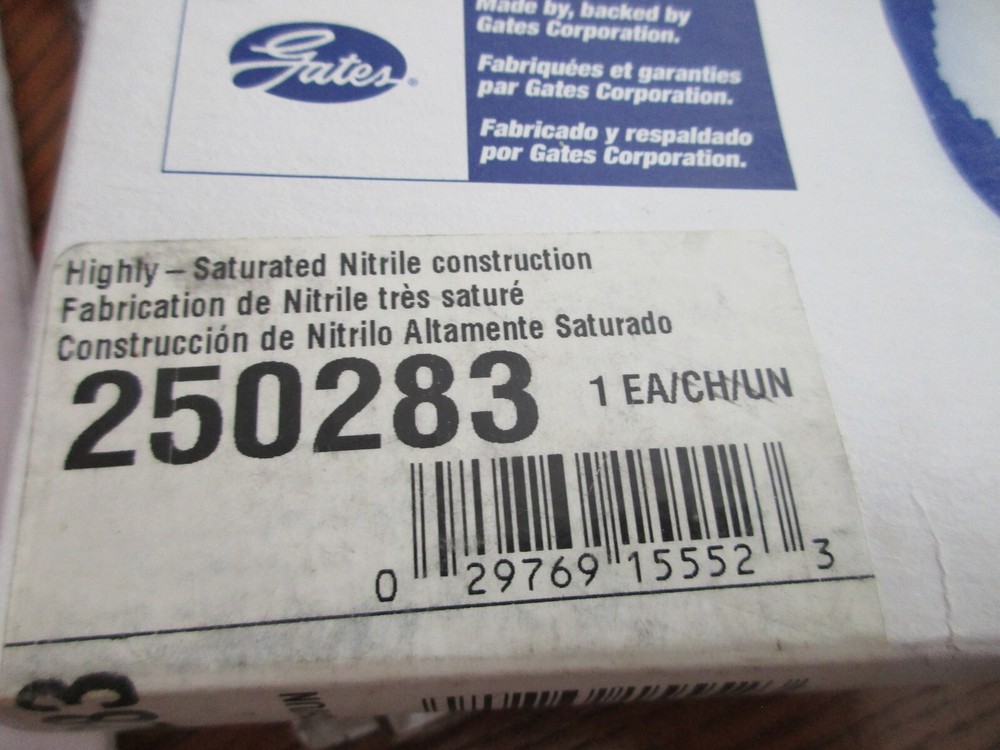 NAPA 250283 TIMING BELT