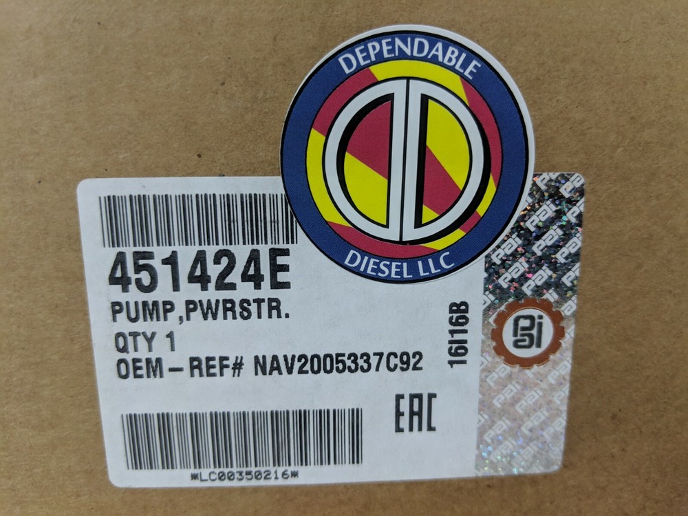 Power Steering Pump RH Rotation for International Excel# 451424E Ref# 2005337C92