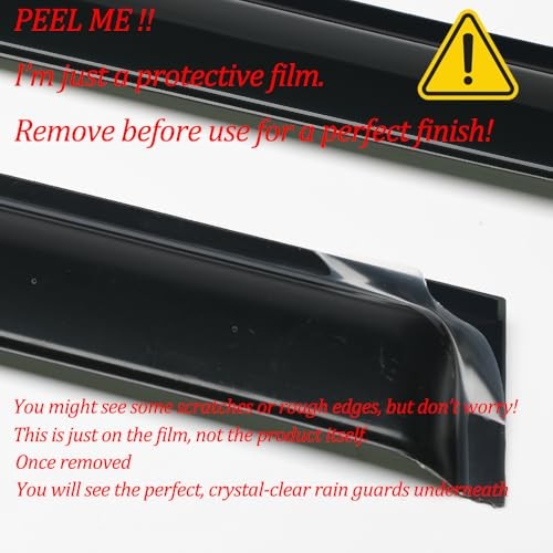 94267 Side Window Wind Deflector,4pcs Outside Mount Dodge Durango 2011-2024