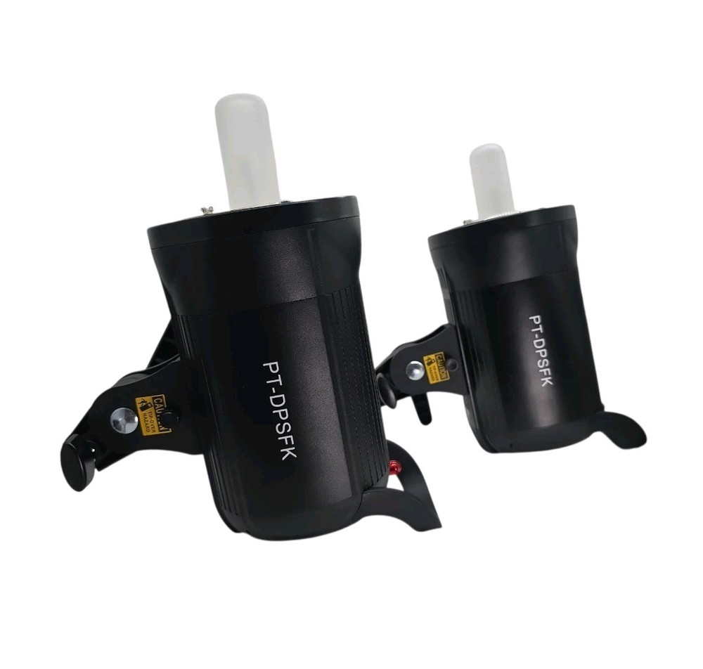 Platinum Pro Studio Flash Kit PT-DPSFK w/2X Stands, Softbox, Reflector Great Con