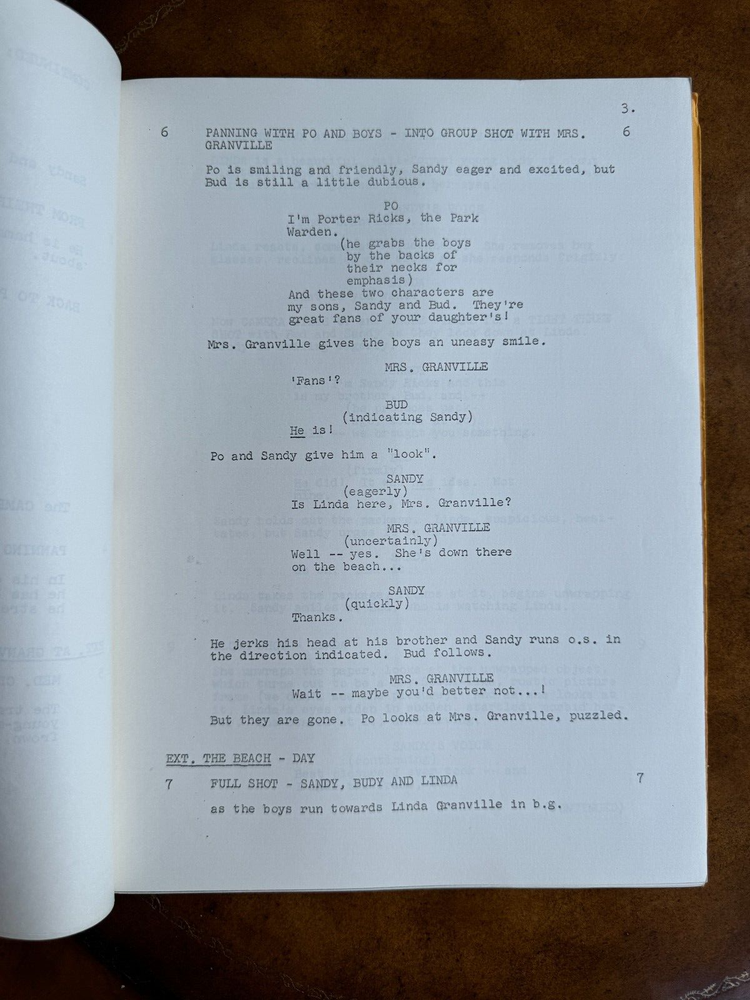 FLIPPER TV Show Original Script 'File Copy' Episode Second Time Around 1964
