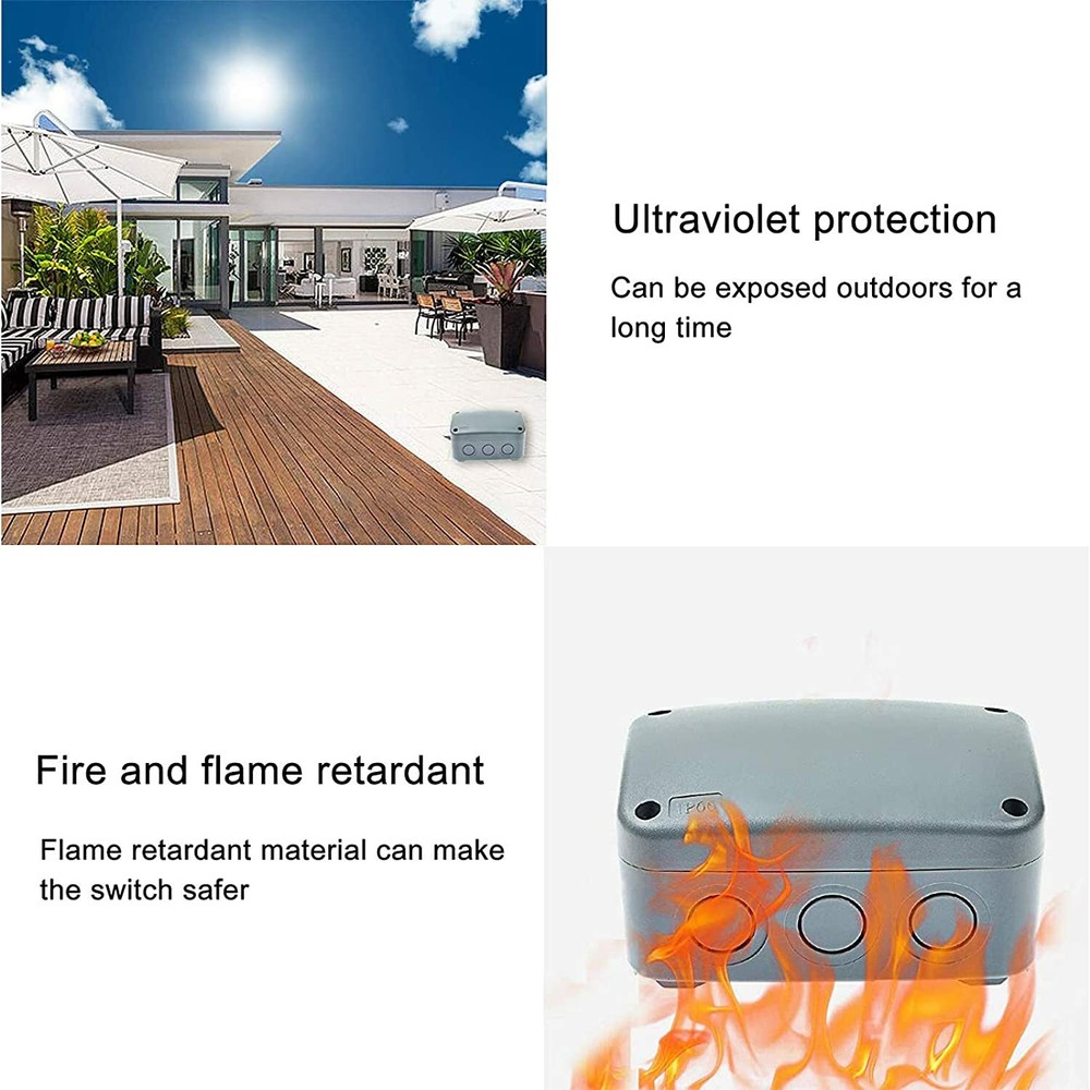 Electronic Project Box Junction Enclosure Case Box Waterproof IP66 Cable Glands