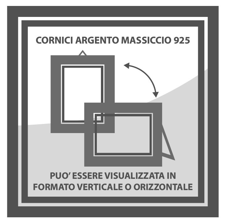 Gorgeous 925 Solid Silver Photo Frame for Unforgettable 13×18*7185