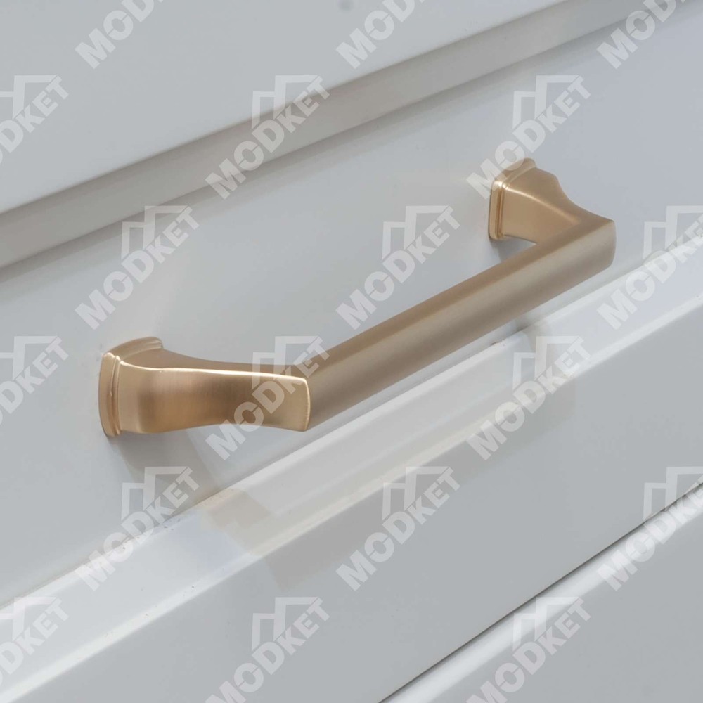 Solid Brushed Champagne Gold Cabinet Pulls Knobs Handles Kitchen Bathroom Drawer