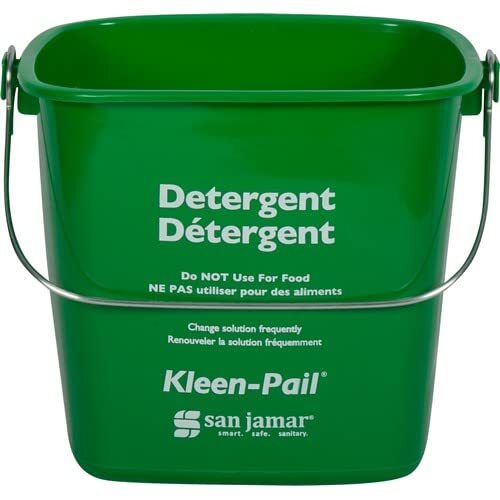 Kleen-Pail Soap/Sanitizing Solution Safety Pail 3 Quart, Green