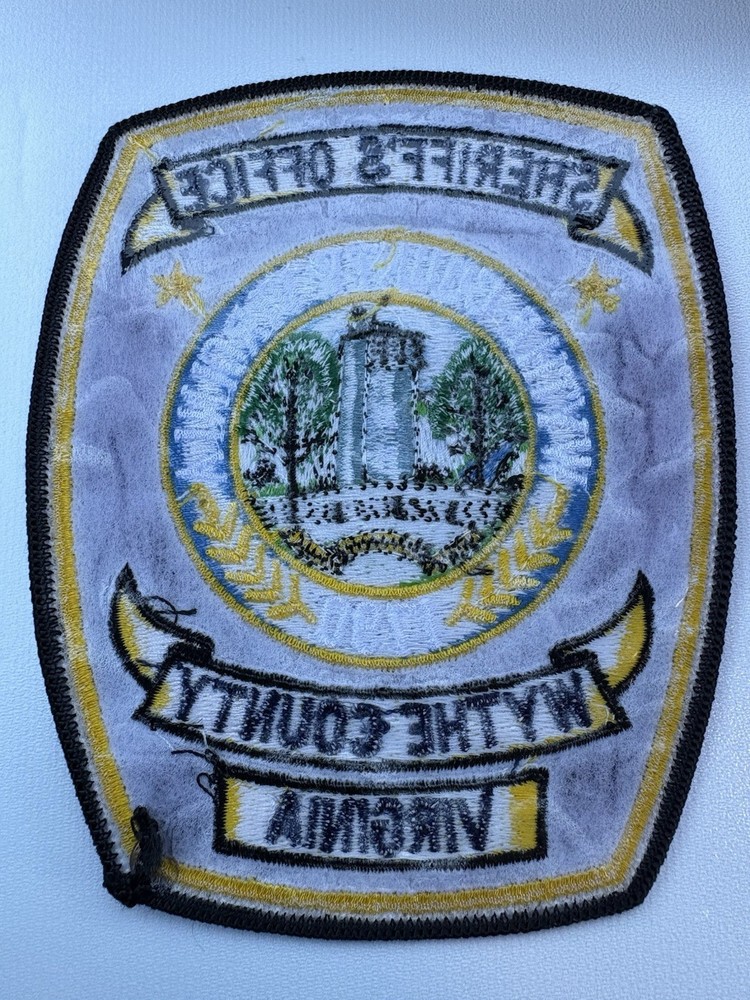 Wythe County Virginia Sheriff Patch