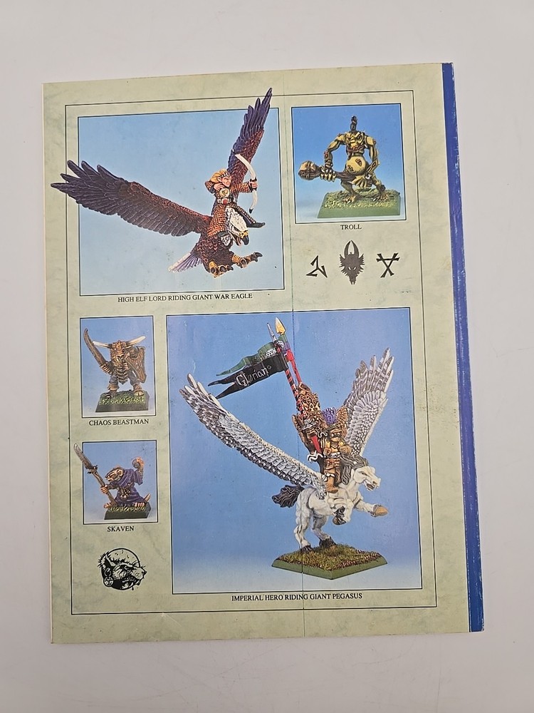 Games Workshop 1992 Warhammer BATTLE BESTIARY Supplement Rule Book OOP
