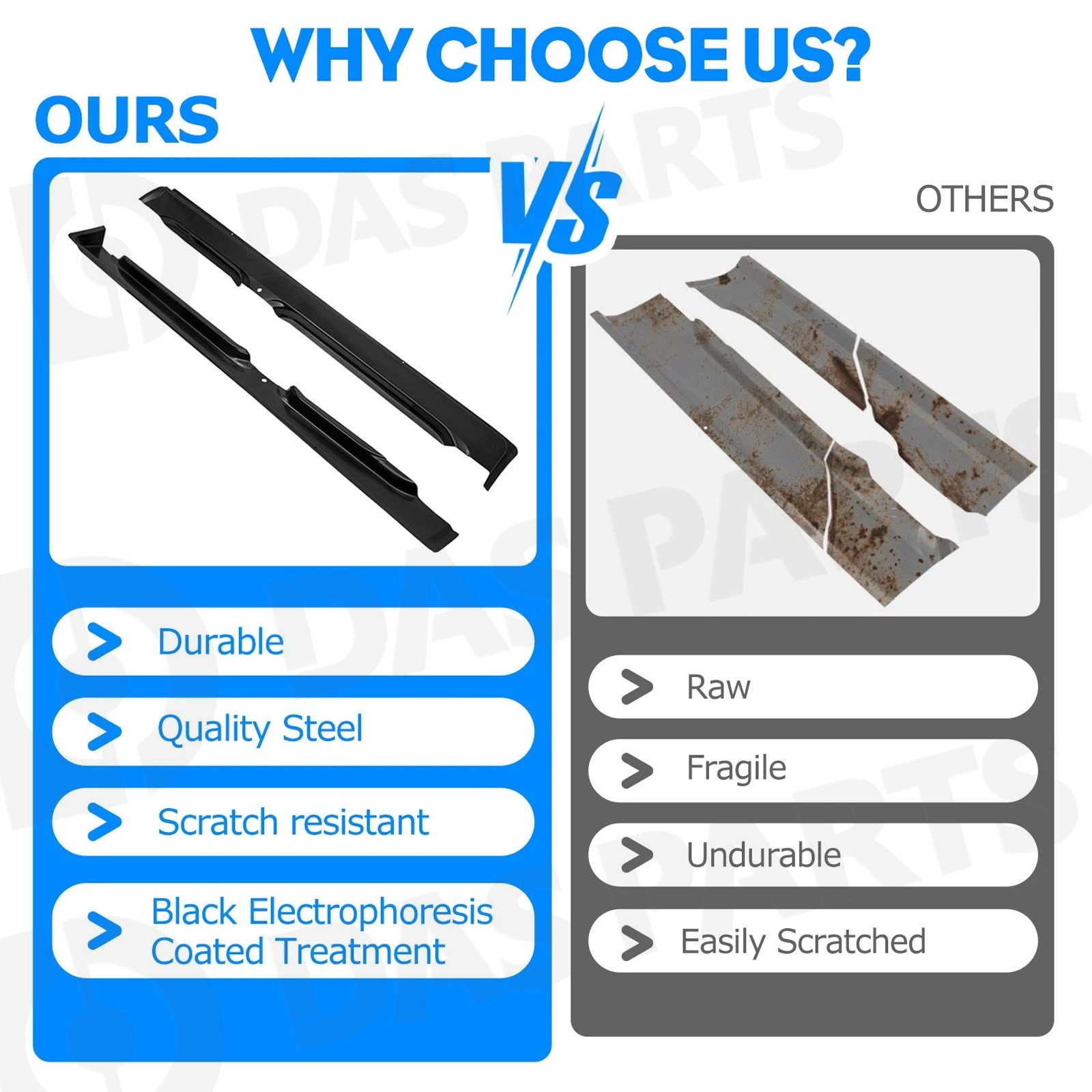 Pair Rocker Panels & Cab Corners For 2002-2008 Dodge Ram Quad Cab 1500 2500 3500