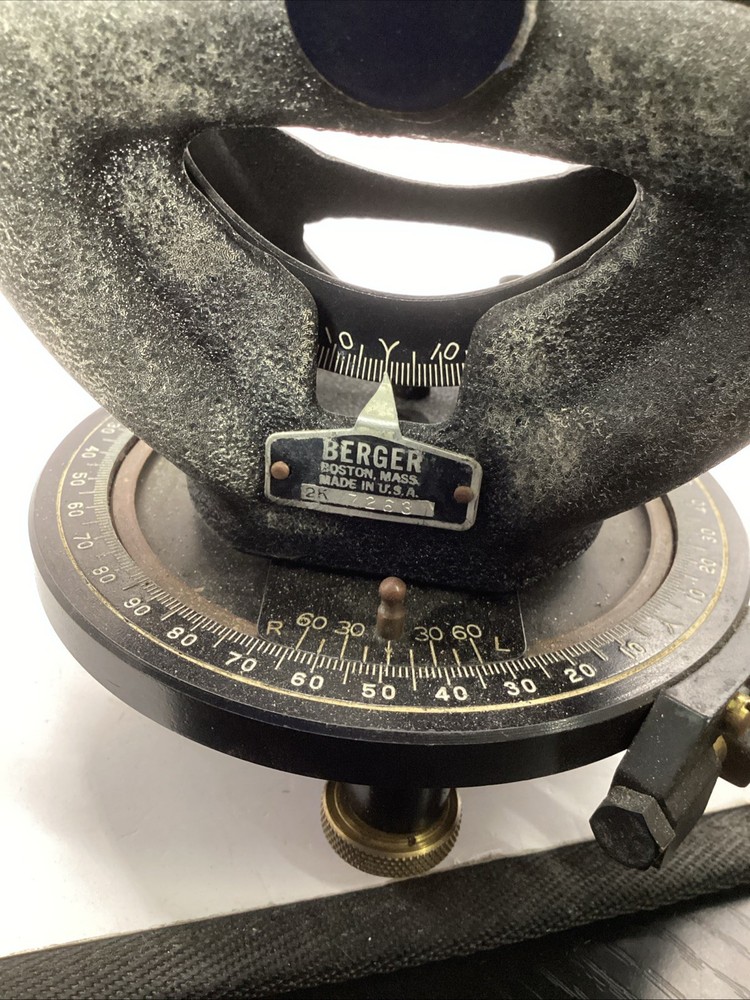Vintage C.L. Berger Transit Engineering Instrument Model 143A