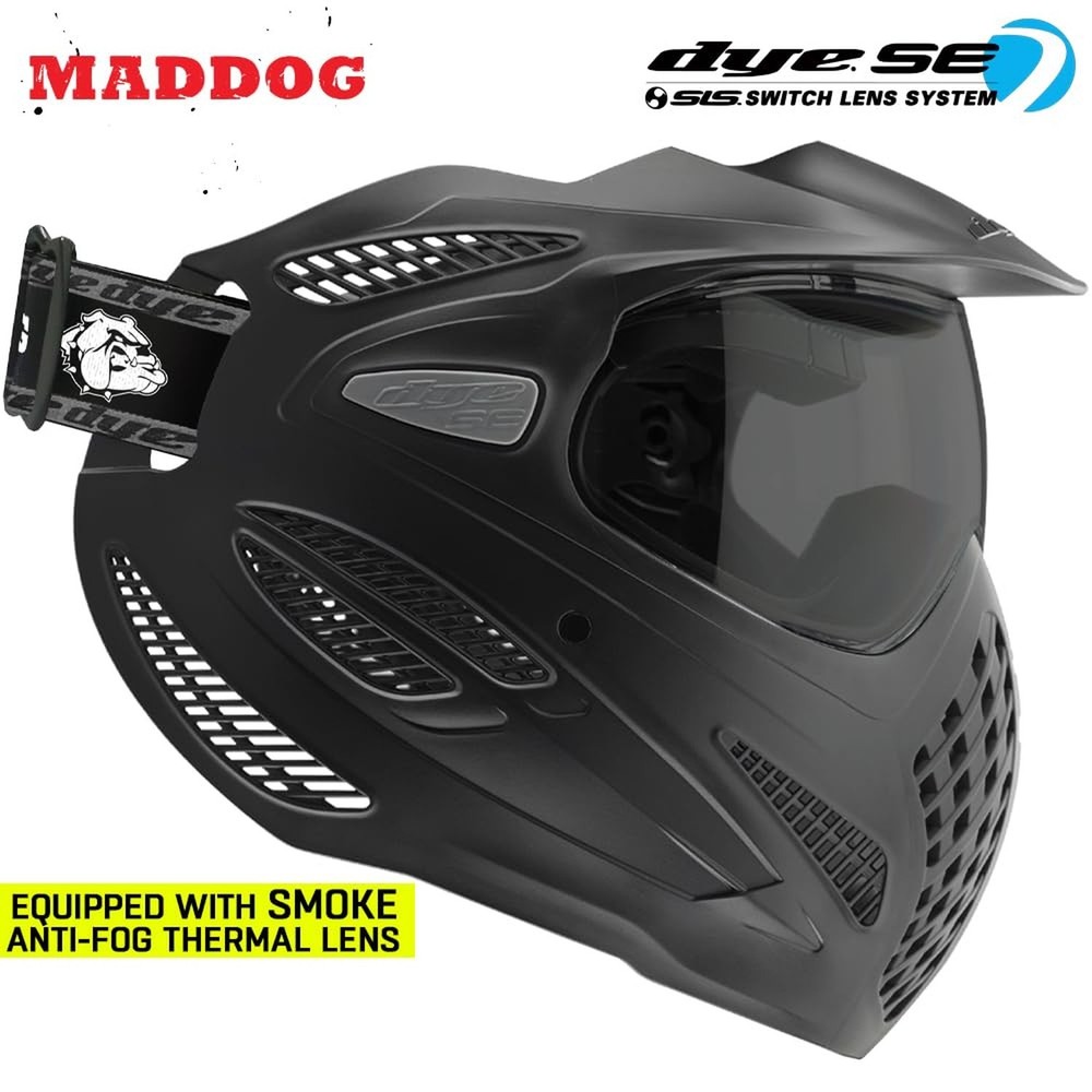 Maddog Dye SE Special Edition Paintball Mask Goggle System | Replaceable SLS ...