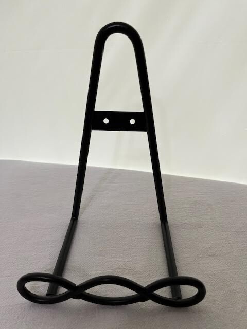 Display Stand - Display (Black Iron) With Wall Mounting Holes