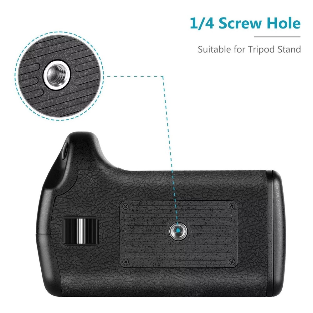 MB-D5500 Black Vertical Battery Handle Grip Replacement For Nikon D5500 Camera