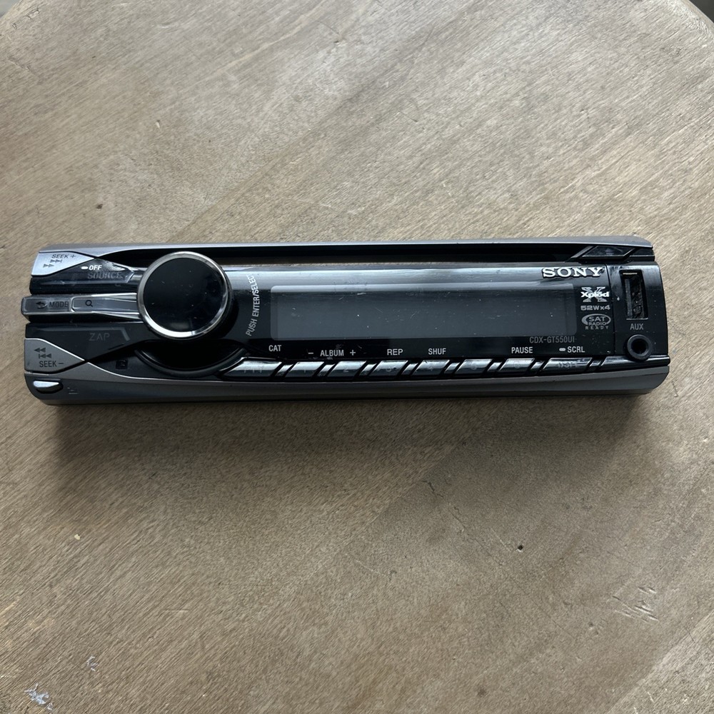 Sony CDX-GT550UI Replacement Faceplate For Car Stereo CD Player