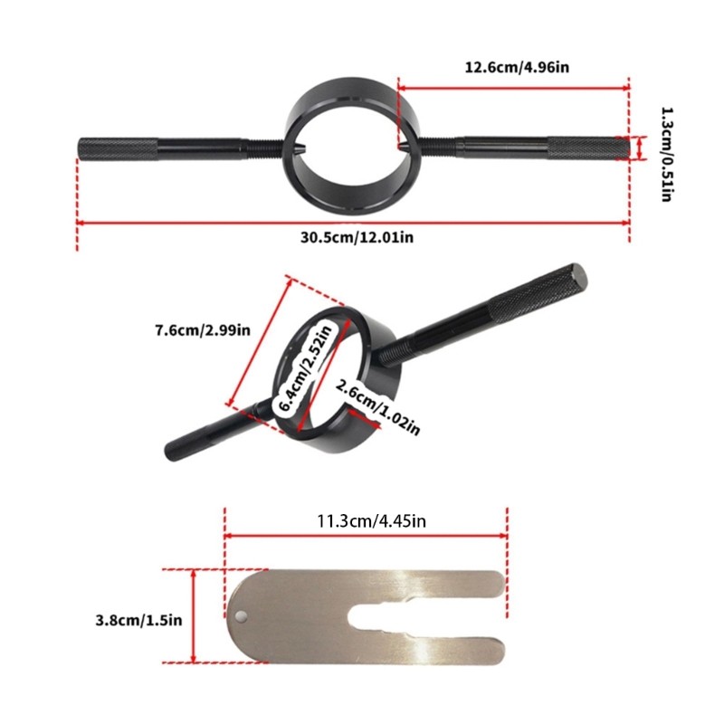 Ergonomic Design Motorcycle Fork Spring Compressor Tool for DIY Enthusiasts