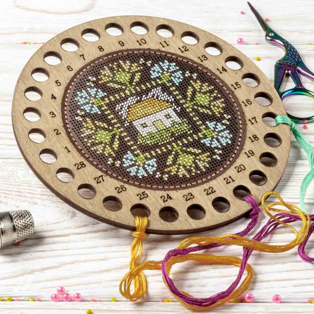 Thread organizer making kit House Among Cornflowers FLTL-083