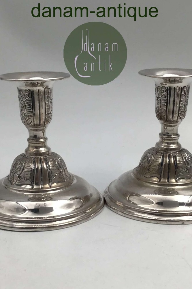 Svend Toxvaerd Silver Candlesticks (1958) (2)