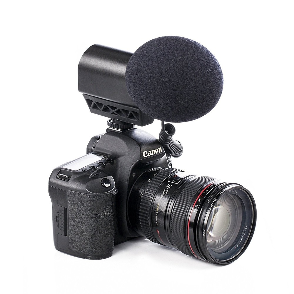Saramonic VMIC Stereo Condenser Video Microphone with Rubberized Shockmount High