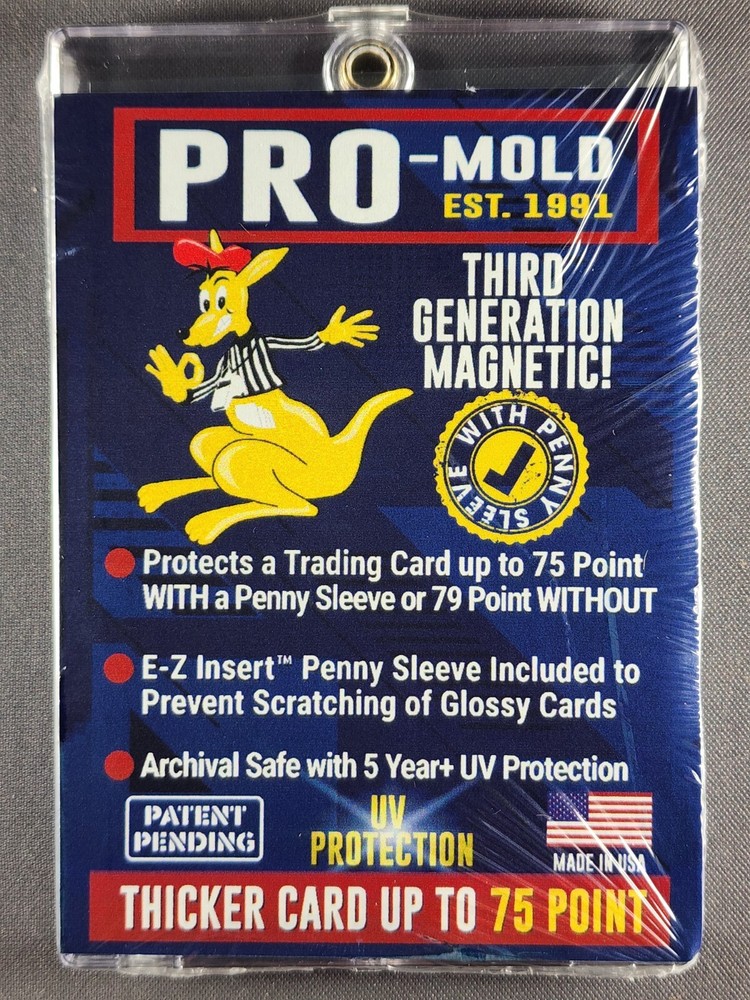 PRO MOLD 3rd Generation w/ Sleeve Magnetic Card Holders One Touch - MADE IN USA!