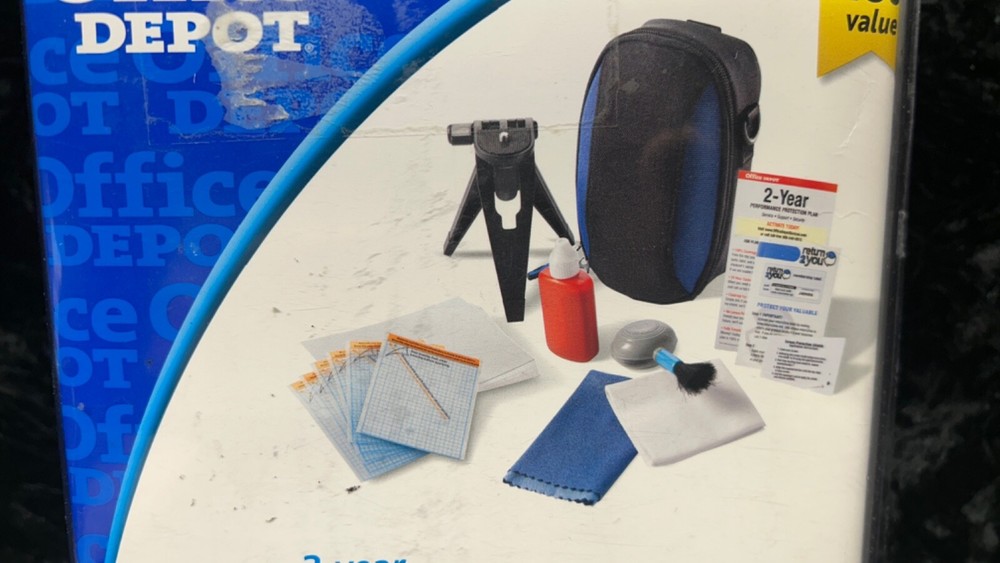 Office Depot Digital Camera Performance / Accessory / support Kit New Sealed