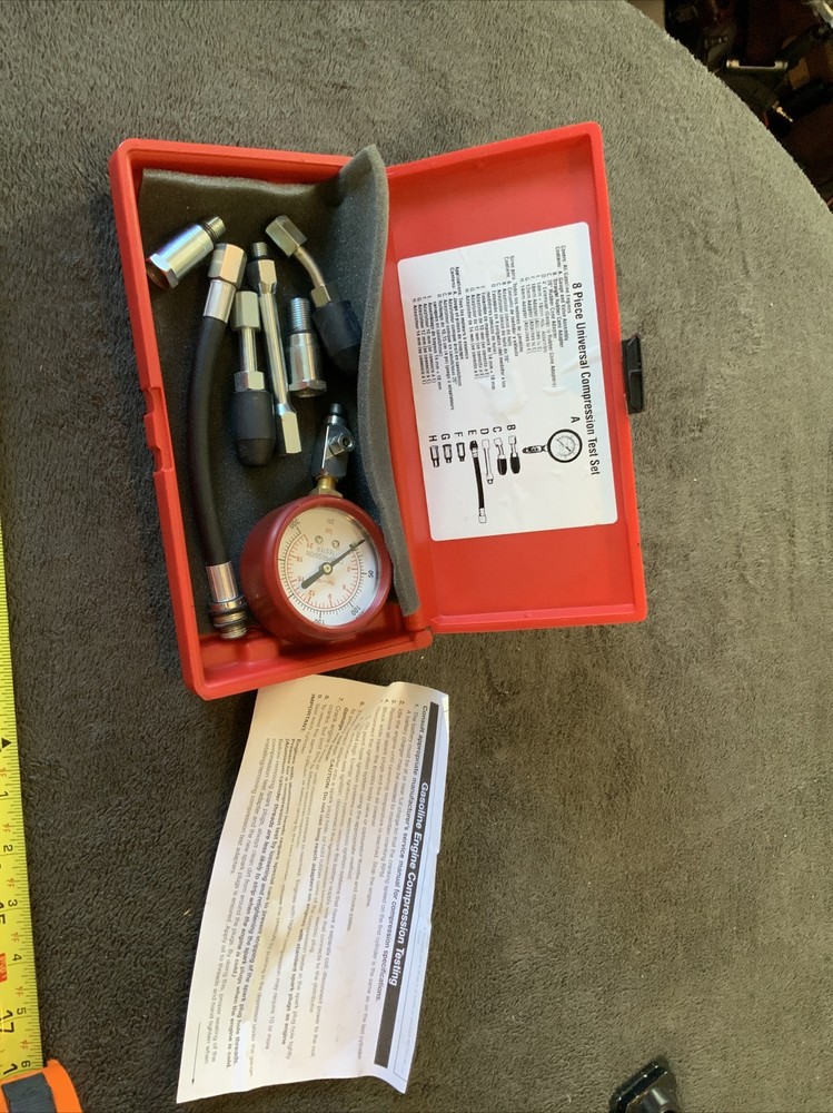 8pc Universal Compression Test Set, Don’t Know Maker….see Pics…missing 1??
