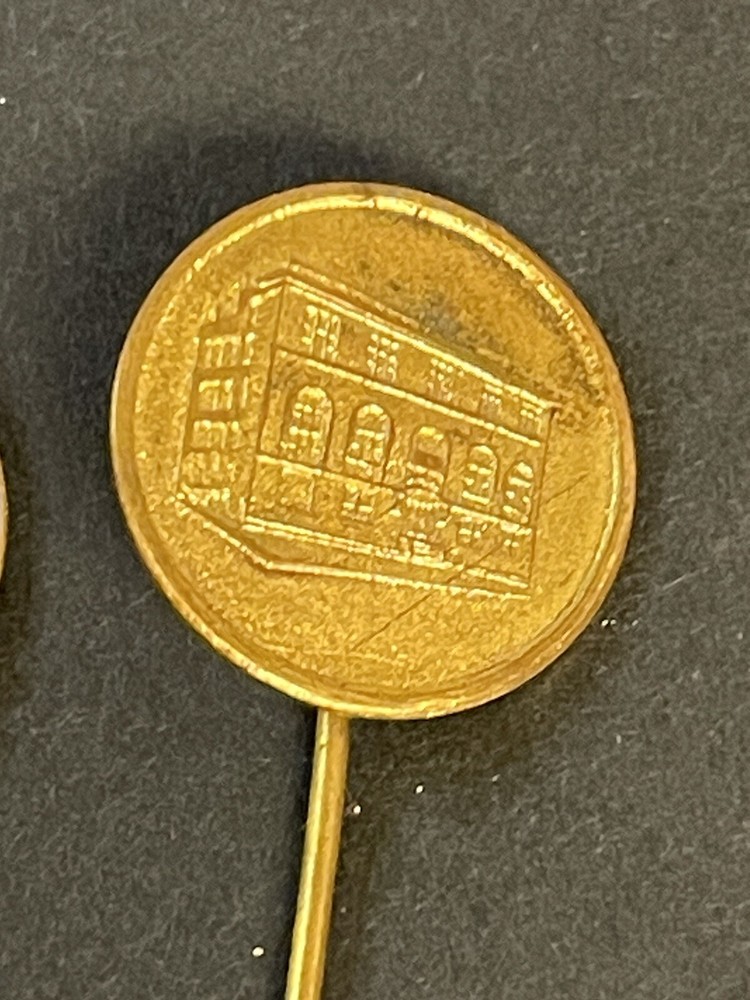 Pair 1906 Scottish Rite Masonic Pin Clinton Iowa