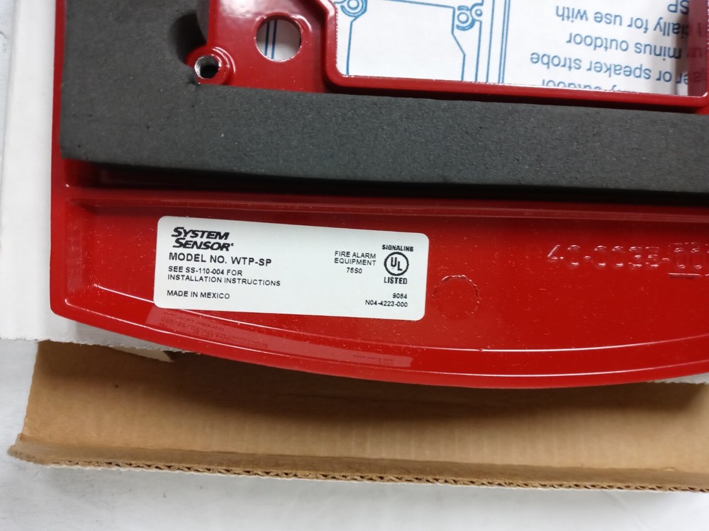 System Sensor WTP-SP - Same Day Shipping