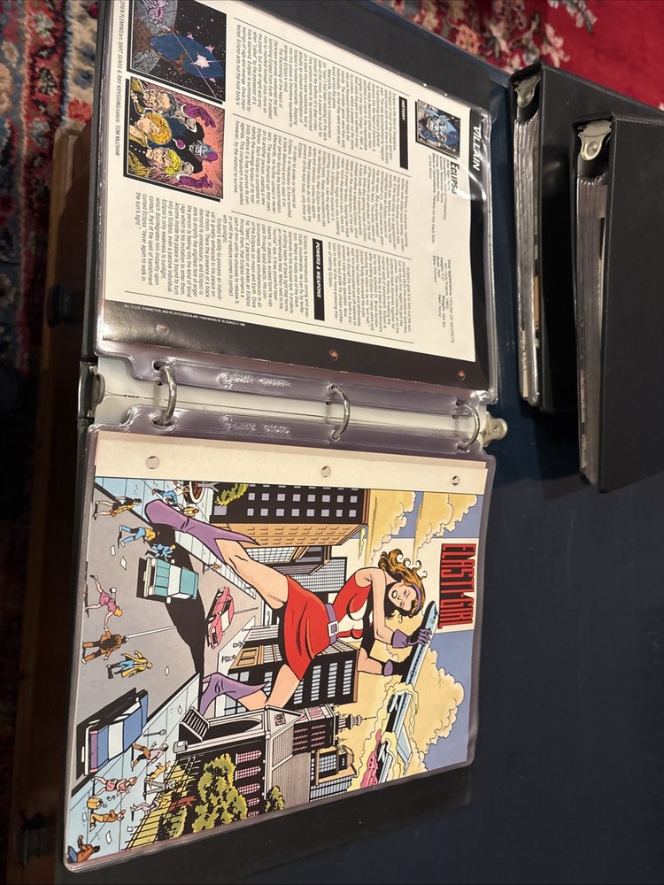 Comic Book Bio Binder