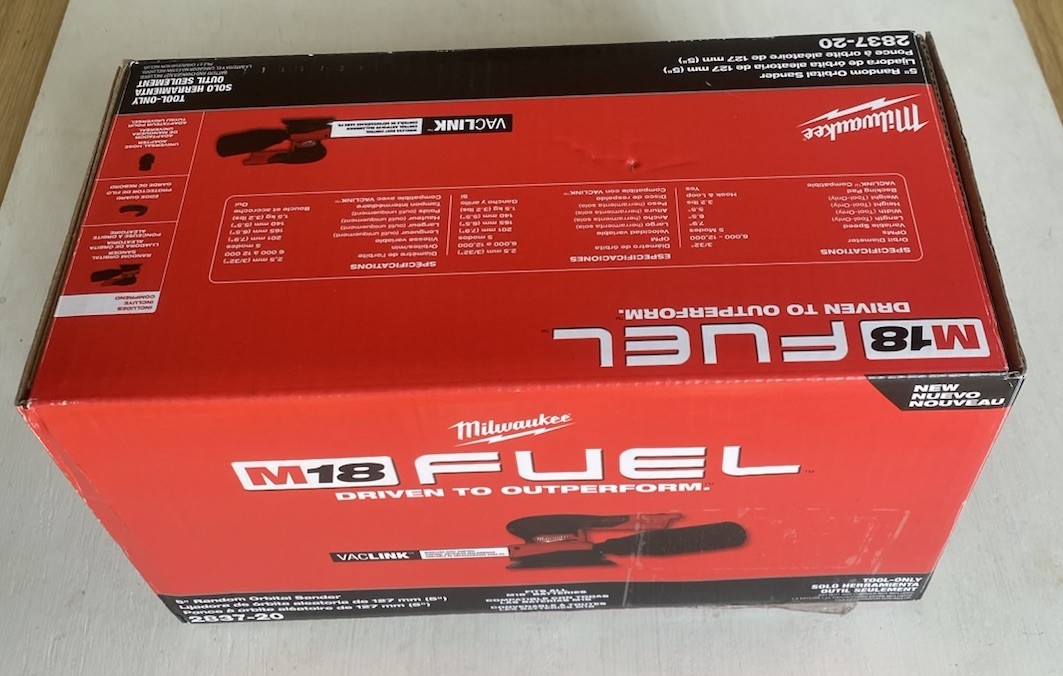 MILWAUKEE M18 FUEL 5” RANDOM ORBIT SANDER 2837-20