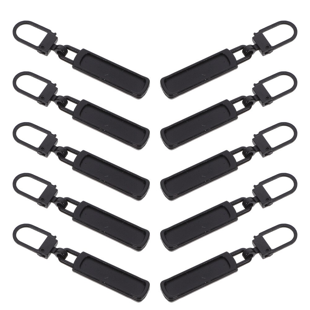 10PCS Zipper Pulls Tags Broken Zipper Handle Zipper Tag Replacement Garment